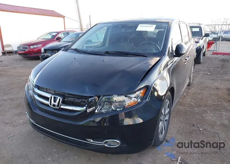 2014 Honda Odyssey Touring/Touring Elite z USA, uszkodzony, nr VIN 5FNRL5H93EB035445